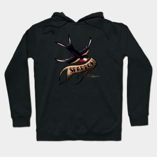 Retro Tattoo Sparrow Hoodie